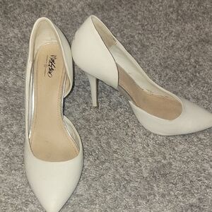 Massimo Elegant White Heels